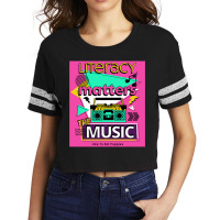 Music Literacy Matters I Like To Eat Puppies Scorecard Crop Tee | Artistshot