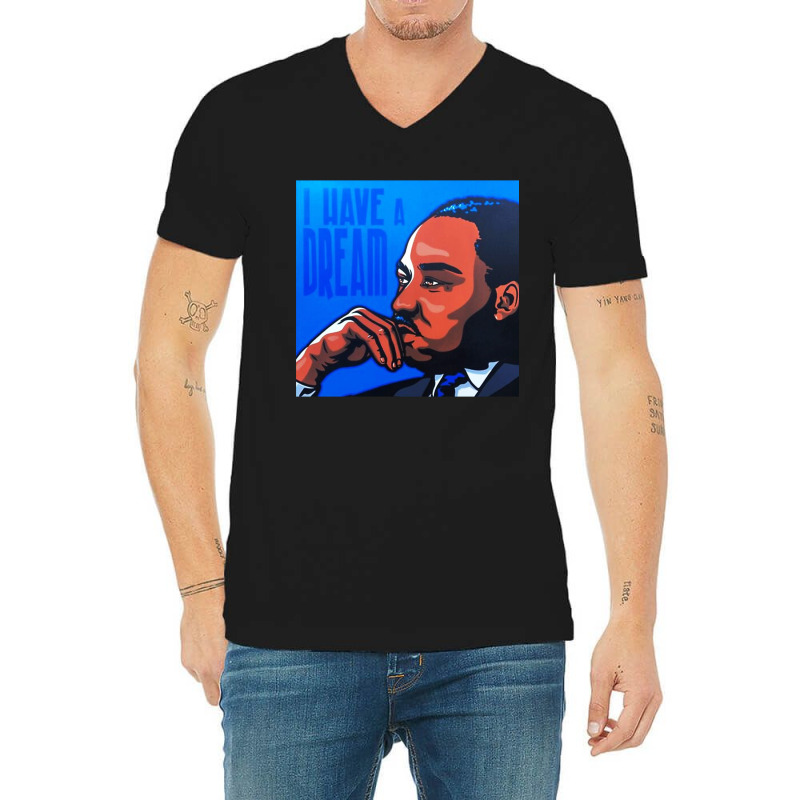 Martin King Jr V-Neck Tee by Smile 4ever | Artistshot