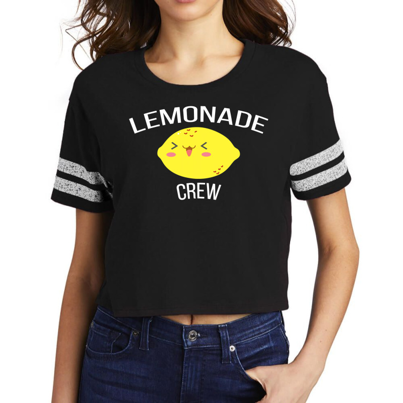 Lemonade Crew Funny Kids Lemonade Stand Scorecard Crop Tee by home12 | Artistshot