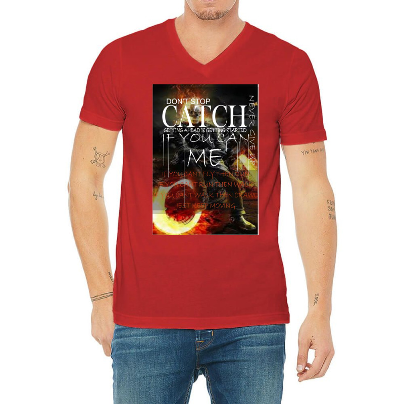 Catch Me V-neck Tee | Artistshot