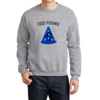 Pizza Unisex Shirt Pyramid Yummy Food Vegetable Crewneck Sweatshirt | Artistshot