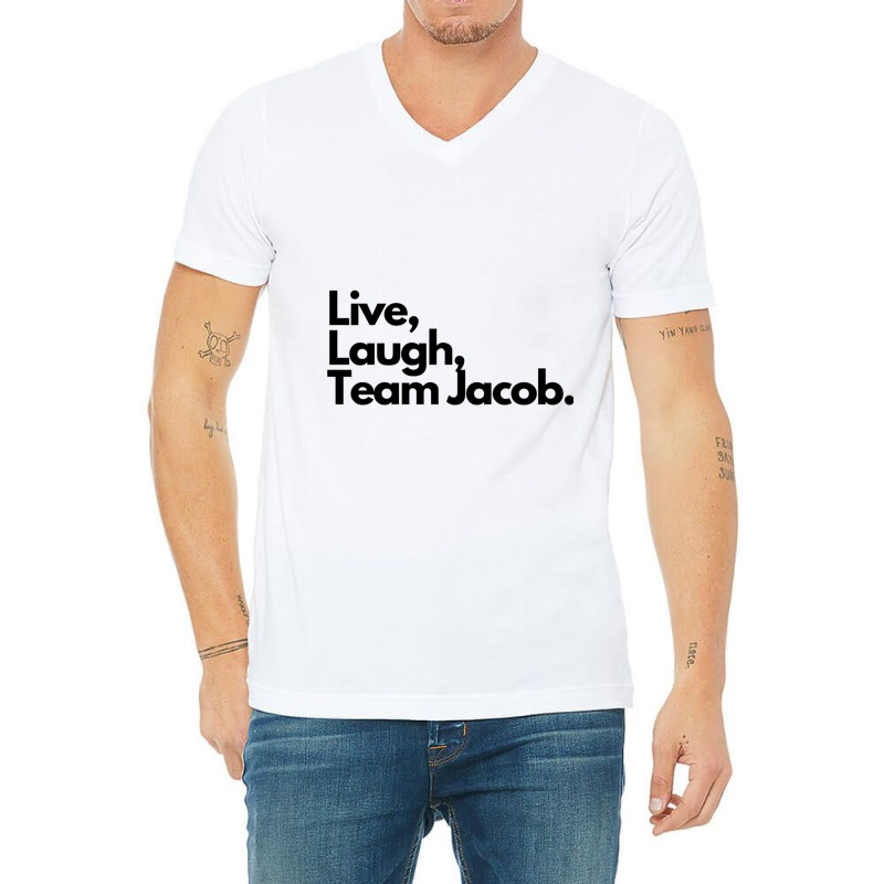 Live Laugh Team Jacob V-Neck Tee by cm-arts | Artistshot