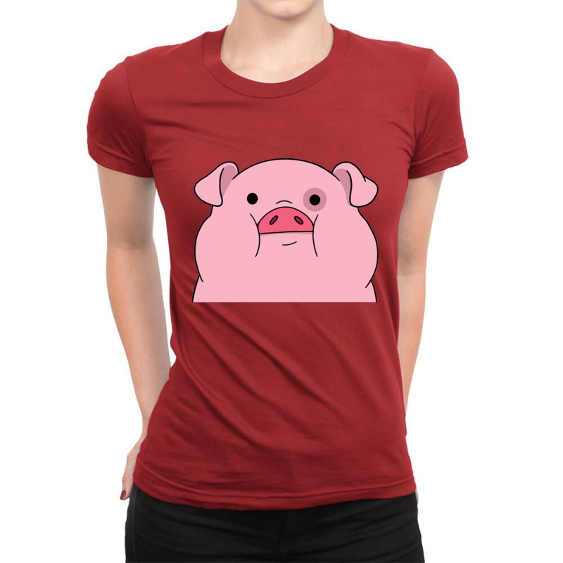 Pig Baby Chubby Ladies Fitted T-Shirt by tata harimurti | Artistshot