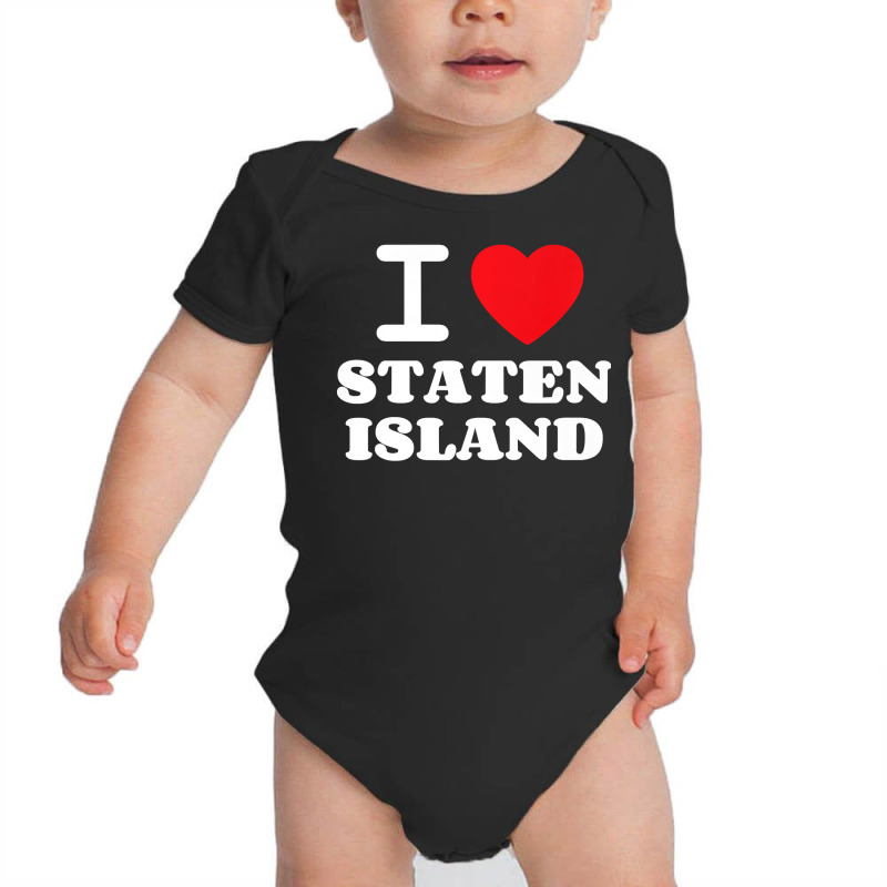 I Love Staten Island Premium T Shirt Baby Bodysuit by MG91 | Artistshot