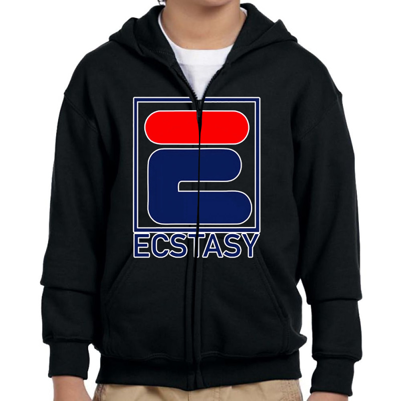 Ecstasy, Techno Rave Dreamscape, Ecstasy Vintage, The Ecstasy, Ecstasy Youth Zipper Hoodie | Artistshot