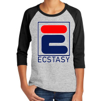 Ecstasy, Techno Rave Dreamscape, Ecstasy Vintage, The Ecstasy, Ecstasy Youth 3/4 Sleeve | Artistshot