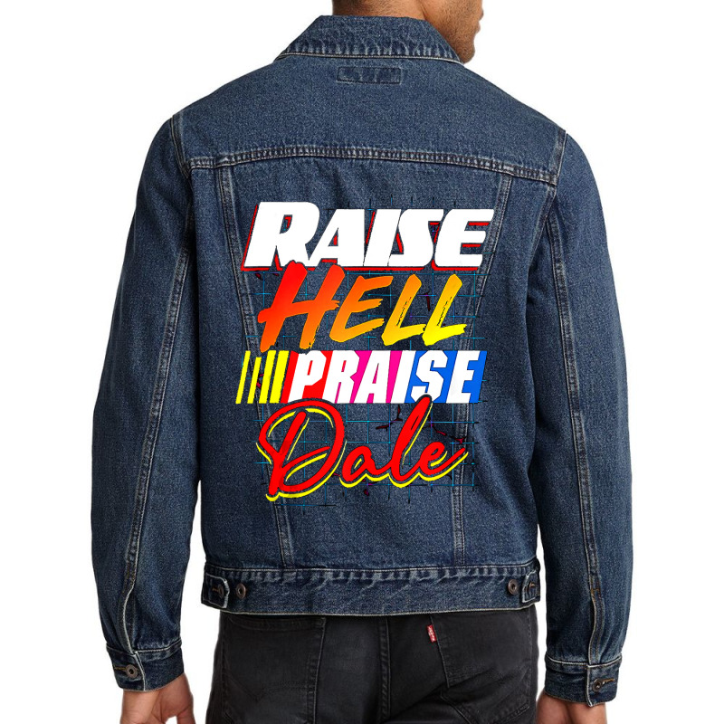 Raise Hell Praise Dale Vintage Men Denim Jacket | Artistshot