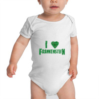 I Heart Frankenstein   Universal Monsters Baby Bodysuit | Artistshot