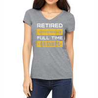 Mens Retired General Manager Full Time Grandpa T Shirt Women's V-neck T-shirt | Artistshot