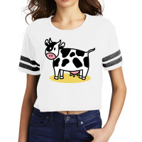 Cow Scorecard Crop Tee | Artistshot