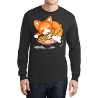 Ramen Noodles Fox Lover Kawaii Japanese Anime Long Sleeve Shirts | Artistshot