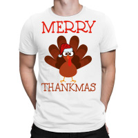 Merry Thankmas T-shirt | Artistshot