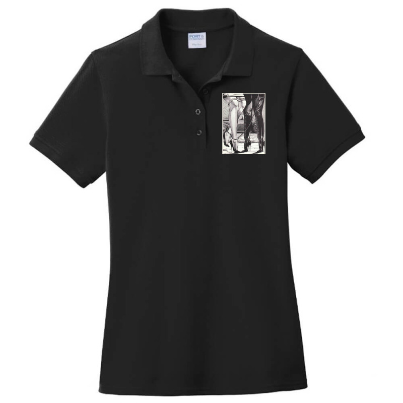 Hot Lesbian Rope Bondage Lovers Lesbian High Heel Dominatrix Sweatshir Ladies Polo Shirt by cm-arts | Artistshot