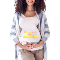 Here For The Biriyani Maternity Scoop Neck T-shirt | Artistshot