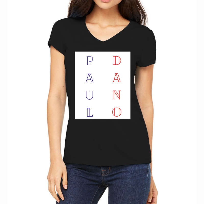 Paul Dano Women's V-Neck T-Shirt by GREGORYBASKERVILLE | Artistshot