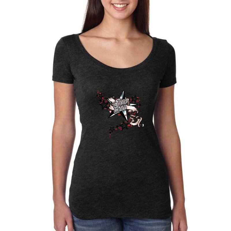 Rock Star Women's Triblend Scoop T-shirt by cm-arts | Artistshot