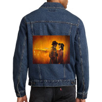 Casablanca Artwork Inspired In The End Of The Film Casablanca Men Denim Jacket | Artistshot