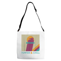 Retro Tower & Chill Tee   Gamer Titan Hunter Warlock T Shirt Adjustable Strap Totes | Artistshot