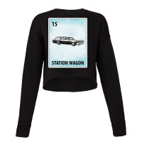 Station Wagon Mexican Cards T Shirt Cropped Sweater | Artistshot