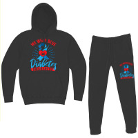 We Wear Blue For Diabetes Awareness T Shirt Hoodie & Jogger Set | Artistshot