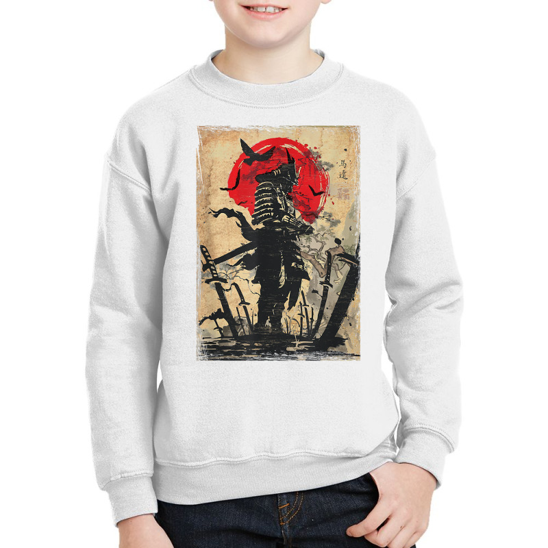 Samurai Warrior Bushido Code Japanese Swordsmen T Shirt Youth Sweatshirt by cm-arts | Artistshot