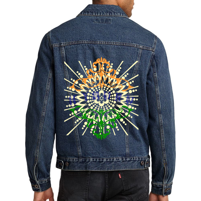 Indian Pride From Mysuru Men Denim Jacket by cm-arts | Artistshot