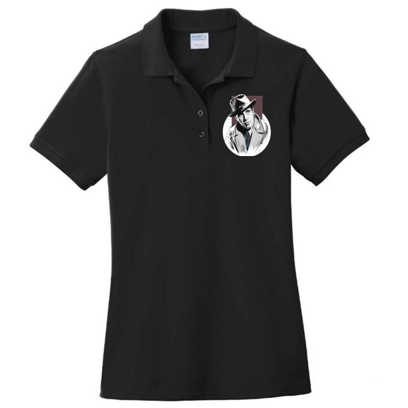 Humphrey Bogart Humphrey Bogart Ladies Polo Shirt by cm-arts | Artistshot