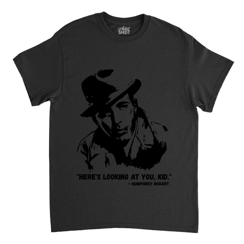 Humphrey Bogart Classic T-shirt by cm-arts | Artistshot