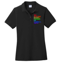 Try Reading Books, Instead Of Banning Them (rainbow) Premium T Shirt Ladies Polo Shirt | Artistshot