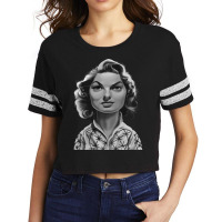 Ingrid Bergman Scorecard Crop Tee | Artistshot