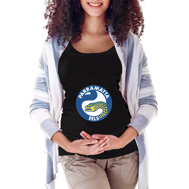 Parramatta Eels Maternity Scoop Neck T-shirt by cm-arts | Artistshot