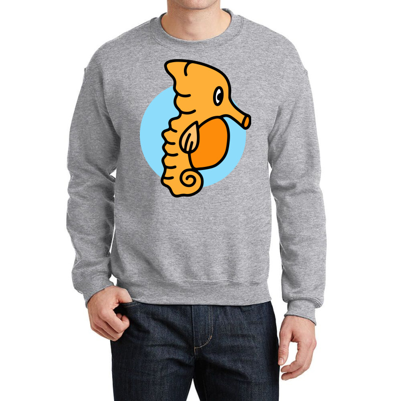 Baby Seahorse Crewneck Sweatshirt by Morspective | Artistshot