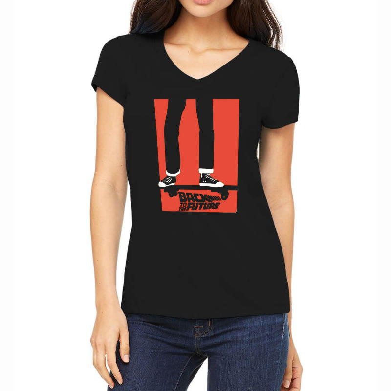 Back To The Future, The Back To The Future, Back To The Future Art, Ba Women's V-Neck T-Shirt by SHOPPHD88 | Artistshot