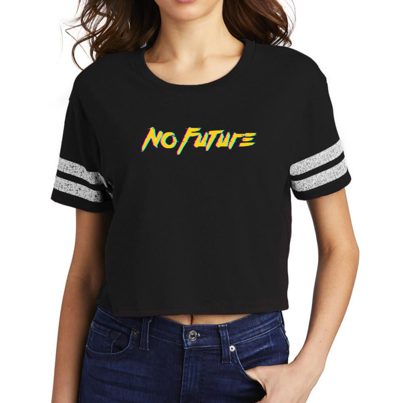 No Future Cyberpunk Scorecard Crop Tee by kevinnichols | Artistshot