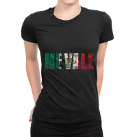 Me Vale Mexican Flag Latino Spanish Slang No Me Importa Ladies Fitted T-shirt | Artistshot