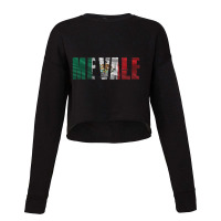 Me Vale Mexican Flag Latino Spanish Slang No Me Importa Cropped Sweater | Artistshot