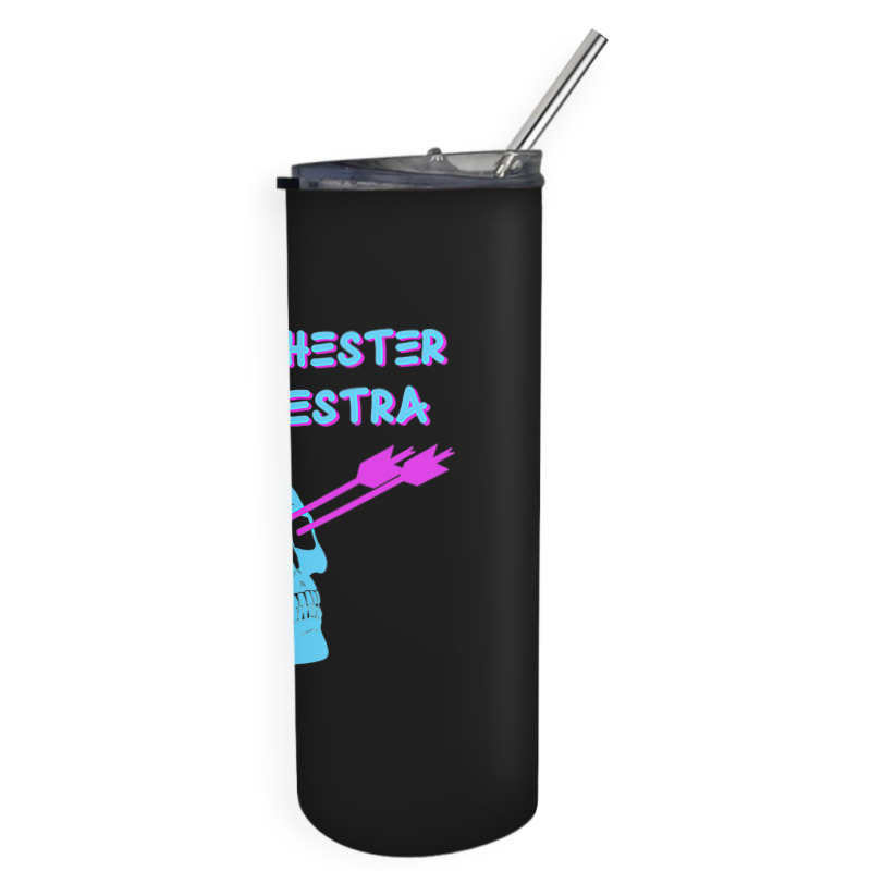 Manchester Orchestra Skull And Arrows T Png Skinny Tumbler | Artistshot