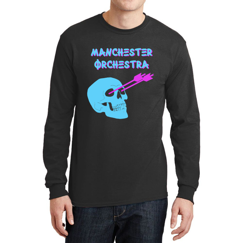 Manchester Orchestra Skull And Arrows Png Long Sleeve Shirts | Artistshot