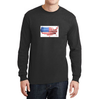 American Flag & Map Long Sleeve Shirts | Artistshot