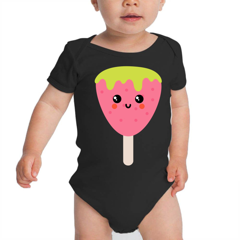 Strawberry Ice-cream Doodles Baby Bodysuit by brumfieldportillo7vlpq8 | Artistshot