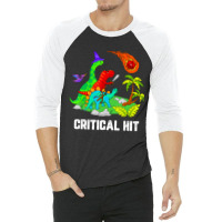 Double Damage Critical Tshirt, Dragons 3/4 Sleeve Shirt | Artistshot