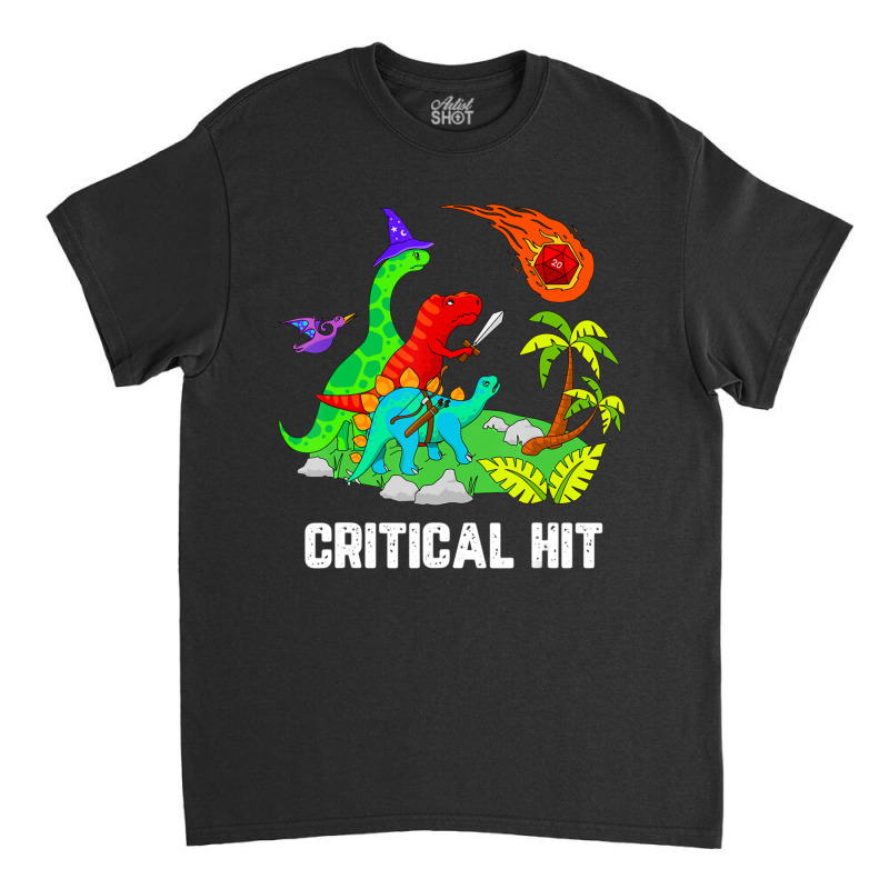 Double Damage Critical Tshirt, Dragons Classic T-shirt by cm-arts | Artistshot