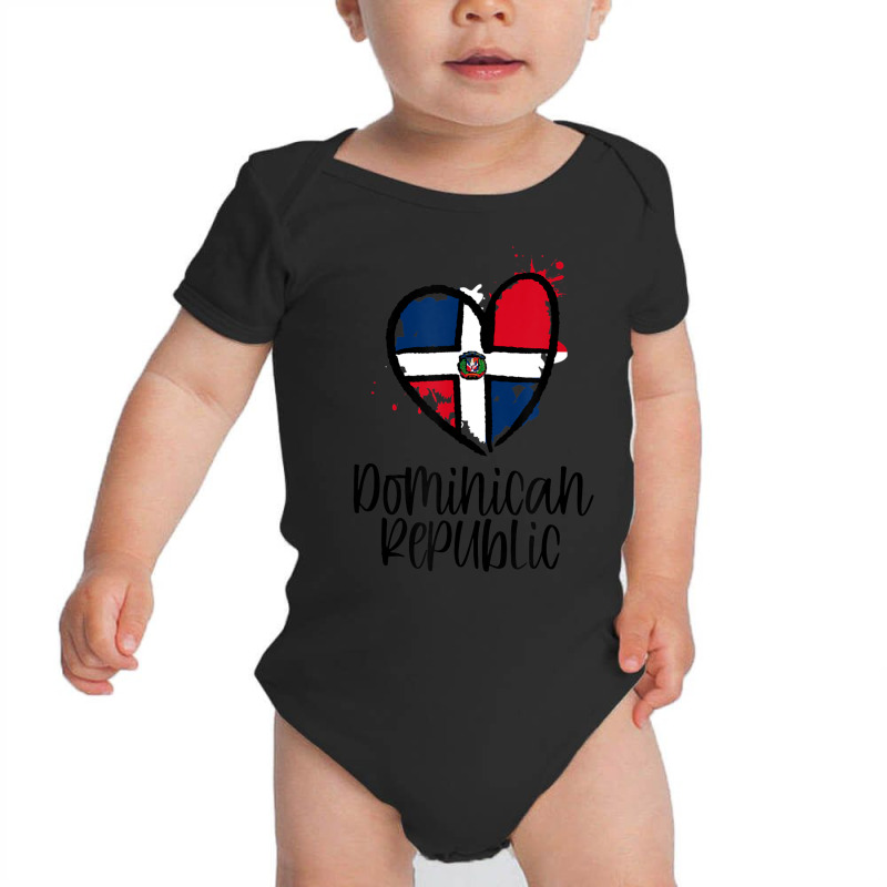 Dominican Republic Northern America Spanish Dominican Baby Bodysuit by cm-arts | Artistshot