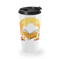 Booooks Ghost Boo Read Books Library Teacher Moon Bookworm Travel Mug | Artistshot