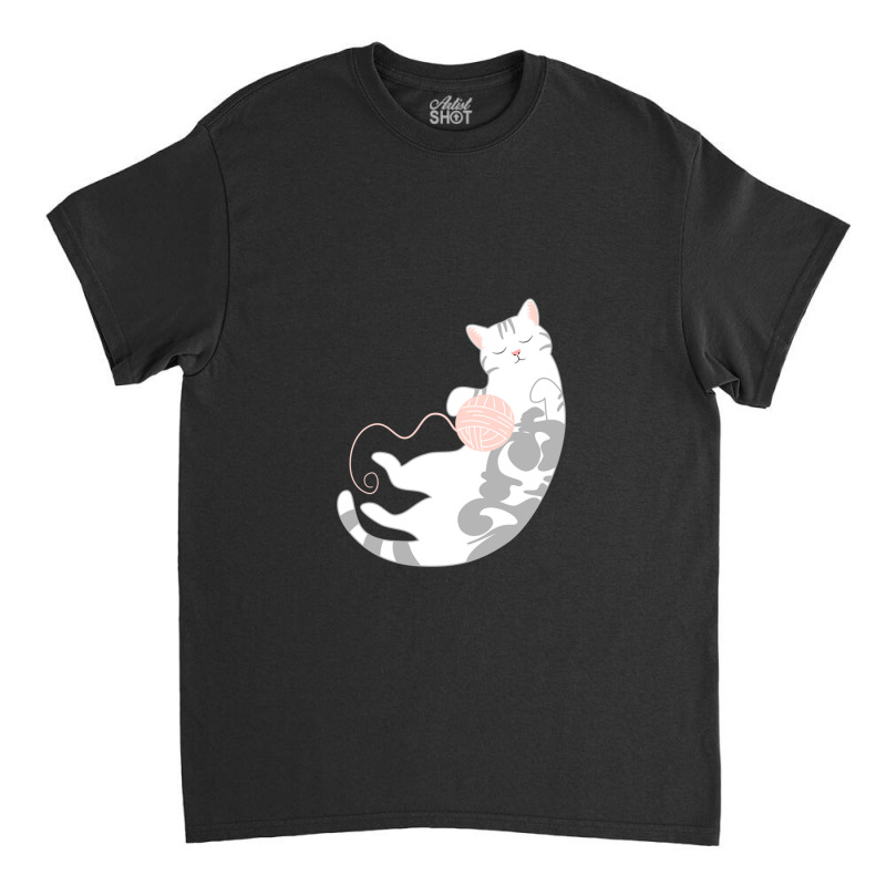 American Shorthair Cat And Balls 1 Classic T-shirt by RobertTaylor | Artistshot