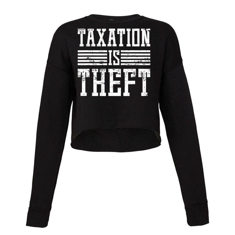 Libertarian Capitalist Gift Capitalism Cropped Sweater by home12 | Artistshot