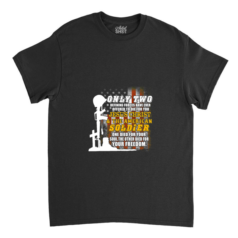 American Soldier And Jesus 1 Classic T-shirt | Artistshot