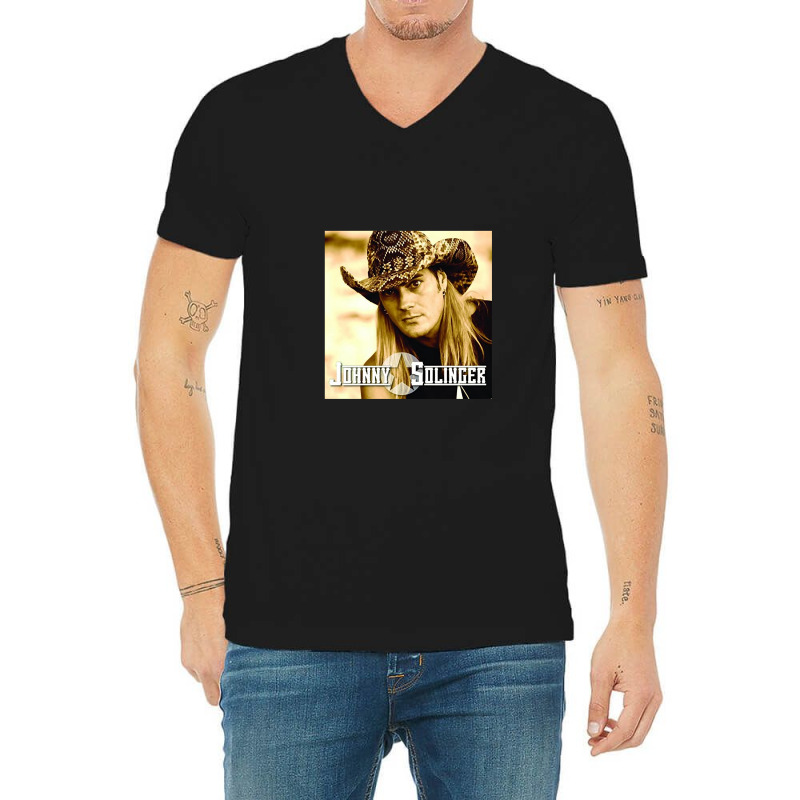 Johnny Solinger Gift Fans V-Neck Tee by CodyChambers | Artistshot