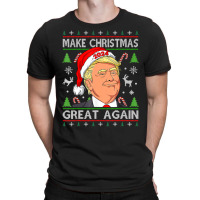 Trump 2024 Make Christmas Great Again Ugly Sweater T-shirt | Artistshot