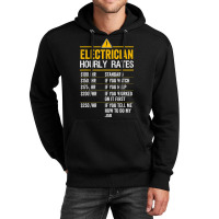 Electrician Hourly Rates Lineman For Electricians Unisex Hoodie | Artistshot